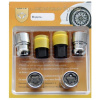 Гайка секретная форд ориг. М12х1,5/36 hex19 спец blister 4+2 тройной никель-хром Save Car AF(SL)